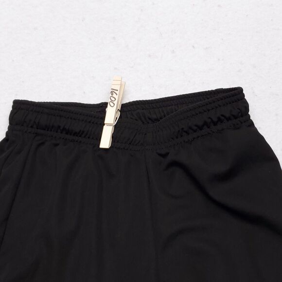 Puma Athletic Pull On Running Shorts Youth Boys Size Medium M Black White - Picture 1 of 8